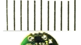 Bild 2. Auf einer Leiterplatte mit 6 mm Durchmesser findet der komplette WPT-Empfänger – incl. in der Leiterplatte integrierter Spule – und die Akku-Ladeschaltung Platz, realisiert mit dem LTC4123.
