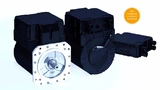 Das Antriebskonzept „powerMELA“ von Baumüller umfasst einen Permanentmagnet-Synchronmotor und einen Wechselrichter für den Vierquadranten-Betrieb.