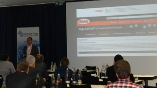 Hermann W. Reiter, Managing Director von DigiKey (Sponsor unserer Konferenz), nutzte seinen Vortrag, um die enormen Veränderungen im Markt und die damit steigende Komplexität darzulegen und welche Rolle ein Distributor dabei spielen kann.