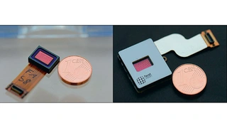 Bild 6. Zwei verschiedene Prototypen einer Facettenkamera
