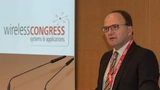 Prof. Dr.-Ing. Axel Sikora, wissenschaftlicher Direktor des Instituts für verlässliche Embedded Systems und Kommunikationselektronik (ivESK) an der Hochschule Offenburg, eröffnet am 15. November 2017 den Wireless Congress: Systems & Applications in M