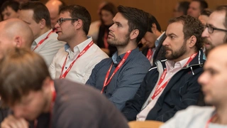 Wireless Congress 2017 - Teilnehmer verfolgen Vortrag