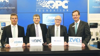 Christian Mosch, Stefan Hoppe, Thomas Hahn und Günther Koschnick