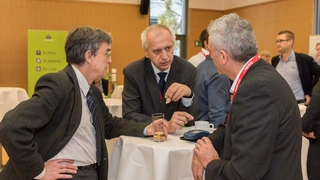 Wireless Congress 2017 - Gesprächsrunde in der Ausstellung.