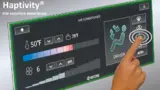 Bild 5. Touch-Bedienungen können auch haptisches Feedback erzeugen. Eine Möglichkeit ist die Stimulation gewisser Nerven im Finger, um ein Vibrieren oder ähnliches Feedback gewissermaßen vorzutäuschen.