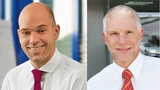 Keynote-Sprecher auf dem 3. Anwenderforum Stromversorgung: Michael Heinemann, Phoenix Contact Power Supplies (l.), und Hermann Püthe, inpotron Schaltnetzteile (r.).