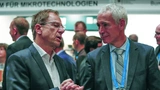 Prof. Dr. Christoph Kutter im Gespräch mit Infineon-CEO Dr. Reinhard Ploss.