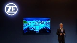 Michael Hankel, Mitglied des Vorstands der ZF Friedrichshafen AG, auf der CES 2018 in Las Vegas: »ZF hält Kurs in Richtung Zukunftstechnologien.«