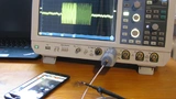 Bild 22: RTM3000 fängt Signale mit ca. 1-mV-Amplitude im ms-Bereich over-the-air.