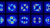 In einem Rhombendodekaeder sind bis zu sechs optische Resonanzmoden möglich.