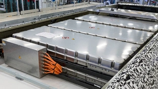 Batteriemodule auf Fahrzeugdach