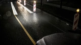 Führungslinien des Digital Lights auf der Straße