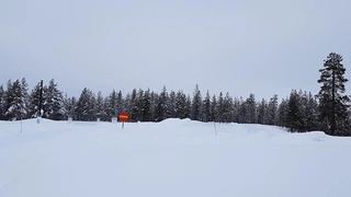 Bei -18°C und ordentlich  Schnee mussten sich Reifen und Systeme beweisen. 