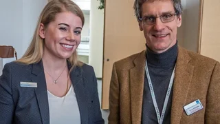 Patricia Feth, Rohde & Schwarz und Gerhard Stelzer, Elektronik