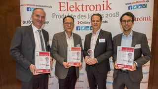 (v.l.n.r.) Stephan Schneider (Cree), Minsu Son und Andreas Weisl (Seoul Semiconductor) und Martin Brandl (Osram Opto Semiconductors).