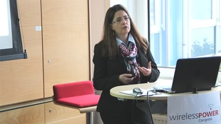 Isabelle Ludwig, Cetecom, während ihres Tutorials »Global Approval of a WPT Device«. 