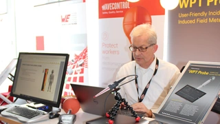 Ausstellungssstand von Wavecontrol beim WIreless Power Congress 2018.