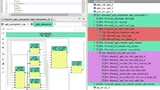 Figure 1: The IDE uses colors to visualize power domains.
