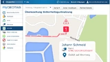 Benutzeroberfläche der Geotab Software
