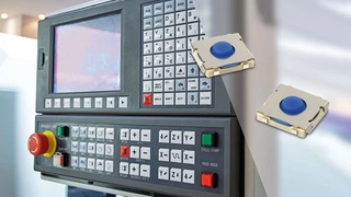 Die mechanischen Taster B3SE begnügen sich mit einer Bauhöhe von 2 mm und eignen sich dennoch für Industrie-Applikationen.