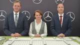 Markus Schäfer, Jadwiga Emilewicz und Andreas Schenkel