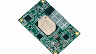 Das Typ-10-COM-Express-Modul NanoCOM-APL von Aaeon basiert auf einem Intel-Atom-, Celeron- oder Pentium-Prozessor der sechsten Generation und verfügt über einen integrierten LPDDR4-Speicher mit einer Kapazität von bis zu 8 GB. Die Architektur des 7-W