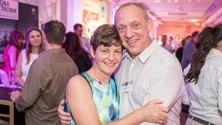 Schöner Abend – glückliches Paar: Birgit und Thomas Liebetrau.