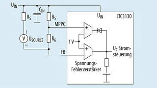 MPPC-Verstärker mit externem Widerstandsteiler