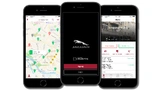 Bildschirmansichten Jaguar Public Charging App