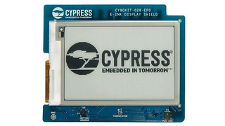 Im CY8CKIT-62-BLE-Kit ist mit dem CY8CKIT-28-EPD auch ein 2,7-Zoll-E-ink-Display enthalten