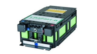 GS Yuasa hat die LIM25H-Zelle speziell für Hochstrom-Anwendungen entwickelt. Sie besitzt eine Nennspannung von 3,6 V pro Zelle und lässt sich zu Modulen mit acht oder zwölf Zellen mit 28,8 V bzw. 43,2 V zusammenschließen. Ihre Nennkapazität beträgt 2