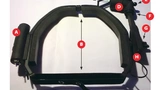 Modular aufgebaute Datenbrille.