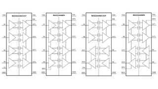 Blockschaltungen MAX22444 und MAX22446