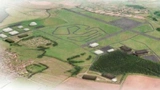 Vogelperspektive auf Flugplatz Hullavington