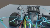  Bordnetz als VR-Modell: Mit einer VR-tauglichen Weiterentwicklung von E3.HarnessAnalyzer kann ein »begehbarer Kabelsatz« dargestellt werden