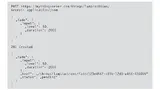 Unter Rückgriff auf den in der Thing Description spezifizierten Einstiegspunkt sowie die zugehörigen Eigenschaften kann der Entwickler per POST eine Fade-Anforderung schicken. Als Antwort erhält er eine 201-Antwort und einen JSON-Body zur Bestätigung