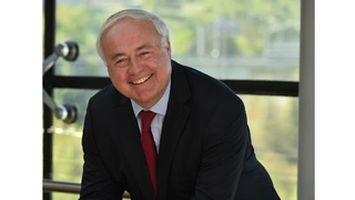 Jean-Marc Chery, STMicroelectronics, hält die Conference Keynote am 27. Februar 2019. 