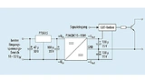 Applikationsschaltung eines DC/DC-Wandlers zum Versorgen von IGBT-Treiberschaltungen