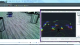 Bild 4: Erzeugung einer Belegungskarte mit der OctoMap-Bibliothek in ROS 