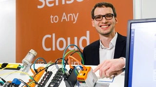 Felix Kollmar auf der SPS IPC Drives 2018