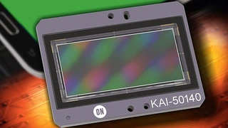 Inspektion von Smartphone-Displays:  Bildsensor mit 50 Megapixel
