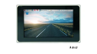 Panel-PC mit 7"-Touchdisplay zum Einbau in Fronttafeln.