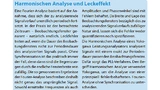 Harmonischen Analyse und Leckeffekt