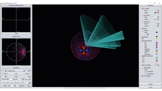 Räumliche Darstellung von Leistungsgewinnkreisen mit dem 3D Smith Chart Tool. 