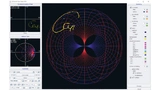 Räumliche Darstellung einer kapazitiven Impedanz mit dem §D Smith Chart Tool.