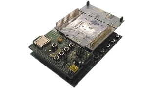 openD-Entwicklungssystem für Endgeräte mit Modulen von Dialog Semiconductor.