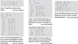 Listings 1-5