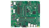  Modul auf Modul: Das LGA-System-on-Module ist hier auf ein SODIMM aufgelötet. Auf das Standard-Trägerboard gesteckt, kann sofort mit der Software-Entwicklung begonnen werden, bevor ein anwendungsspezifisches Trägerboard fertig ist