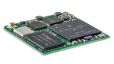 Das eigentliche „Computerherz“: DHCOR i.MX6UL(L). Es wird auf eine Trägerplatine aufgelötet und spart Platz und Kosten eines Steckverbinders