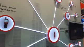 Zu den großen Themen zählten in diesem Jahr erneut Anwendungen für das Internet der Dinge (IoT). Das konnten die Besucher unter anderem am Stand von Texas Instruments sehen.